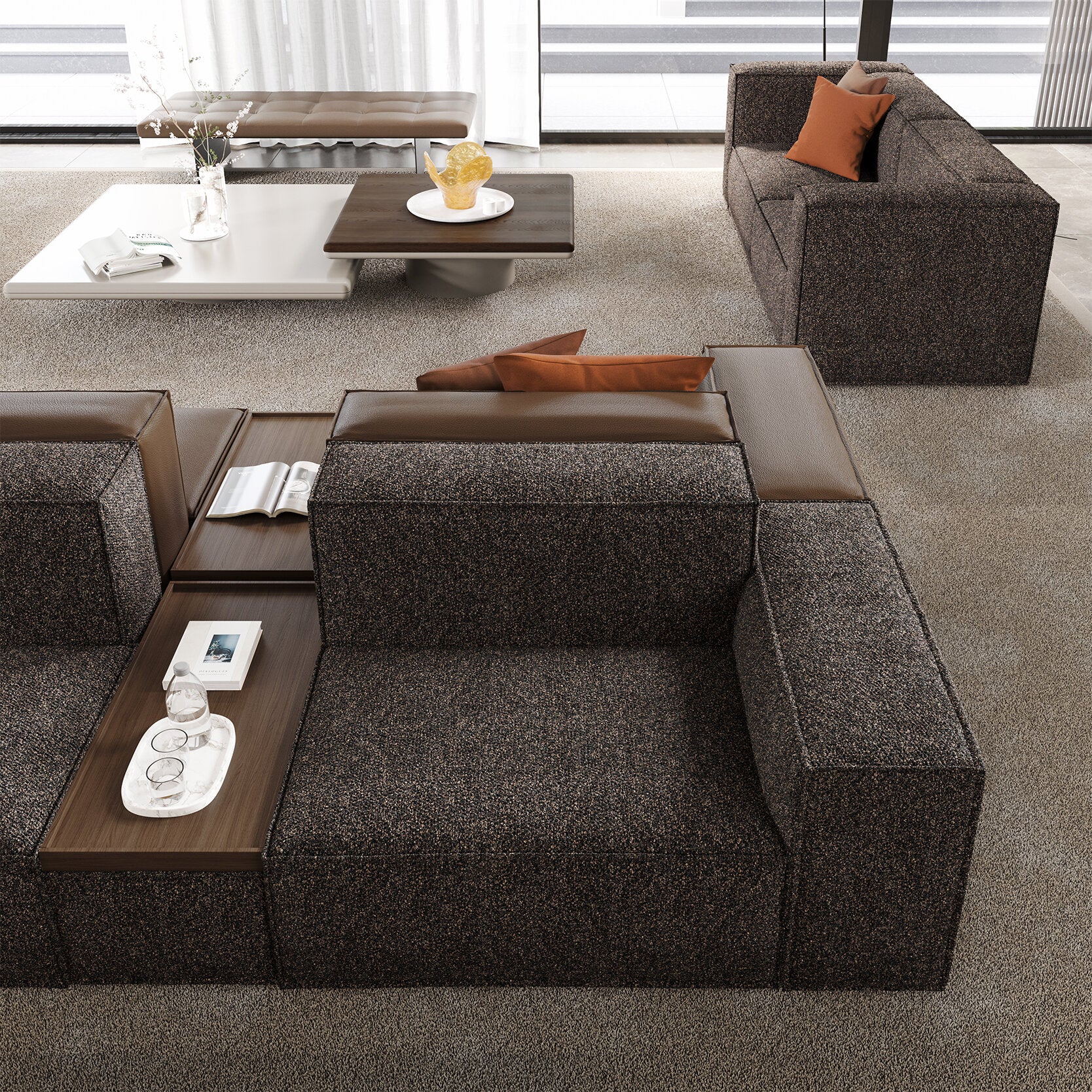 26 модула за модулен диван «Plus Poufy»