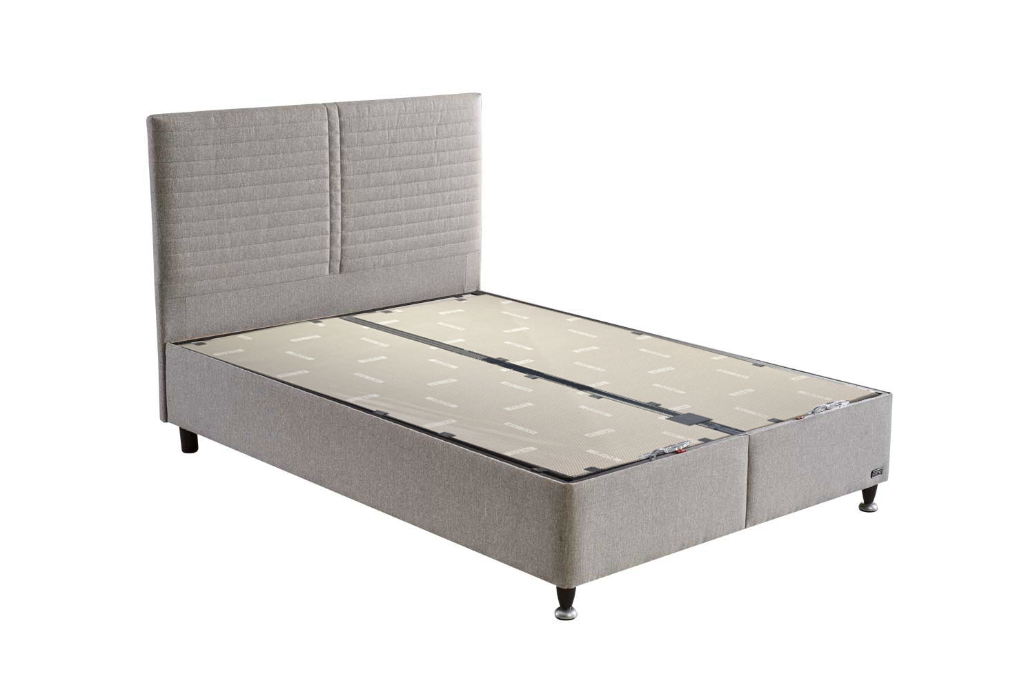 Тапицирано легло «Pineda» + Матрак и табла - с място за съхранение, повдигащ механизъм, система за безшумно затваряне