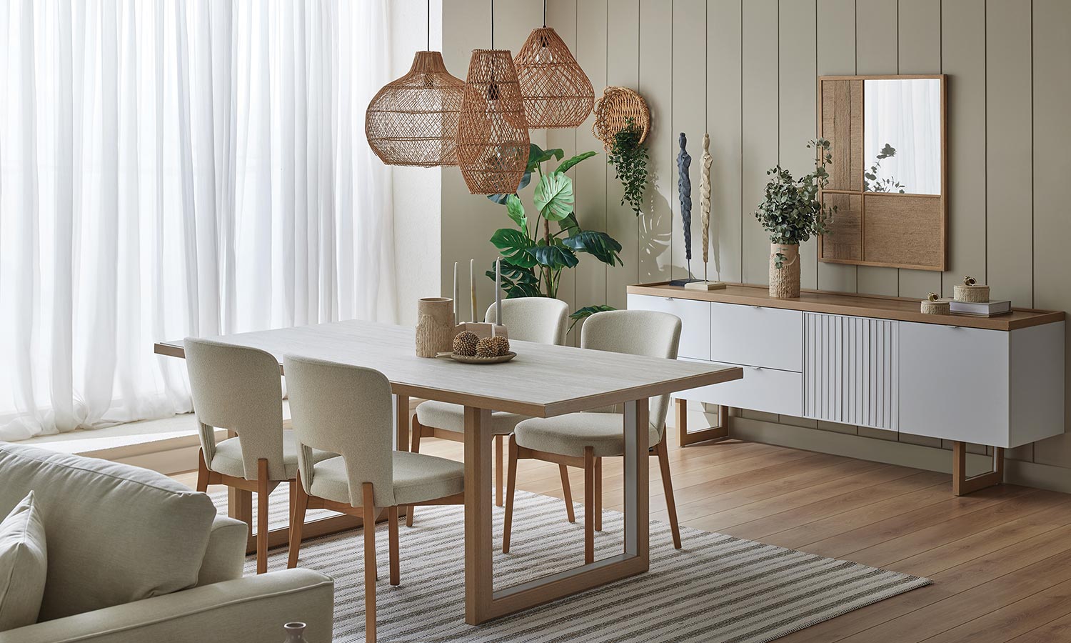 Трапезен стол «Puerta» с тапицерия