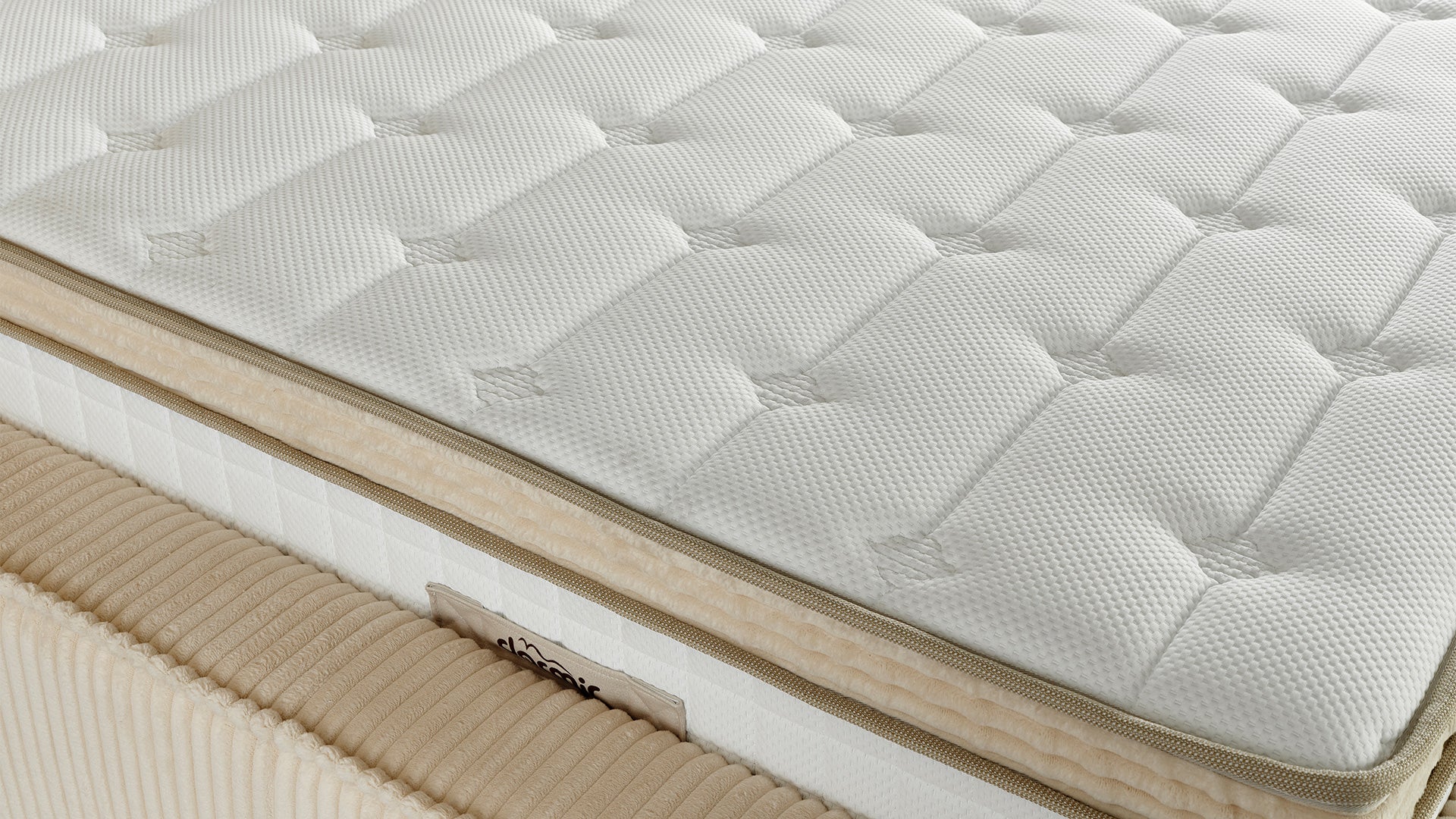 Тапицирано легло «Puffy» + Матрак и табла - с място за съхранение и система за безшумно затваряне