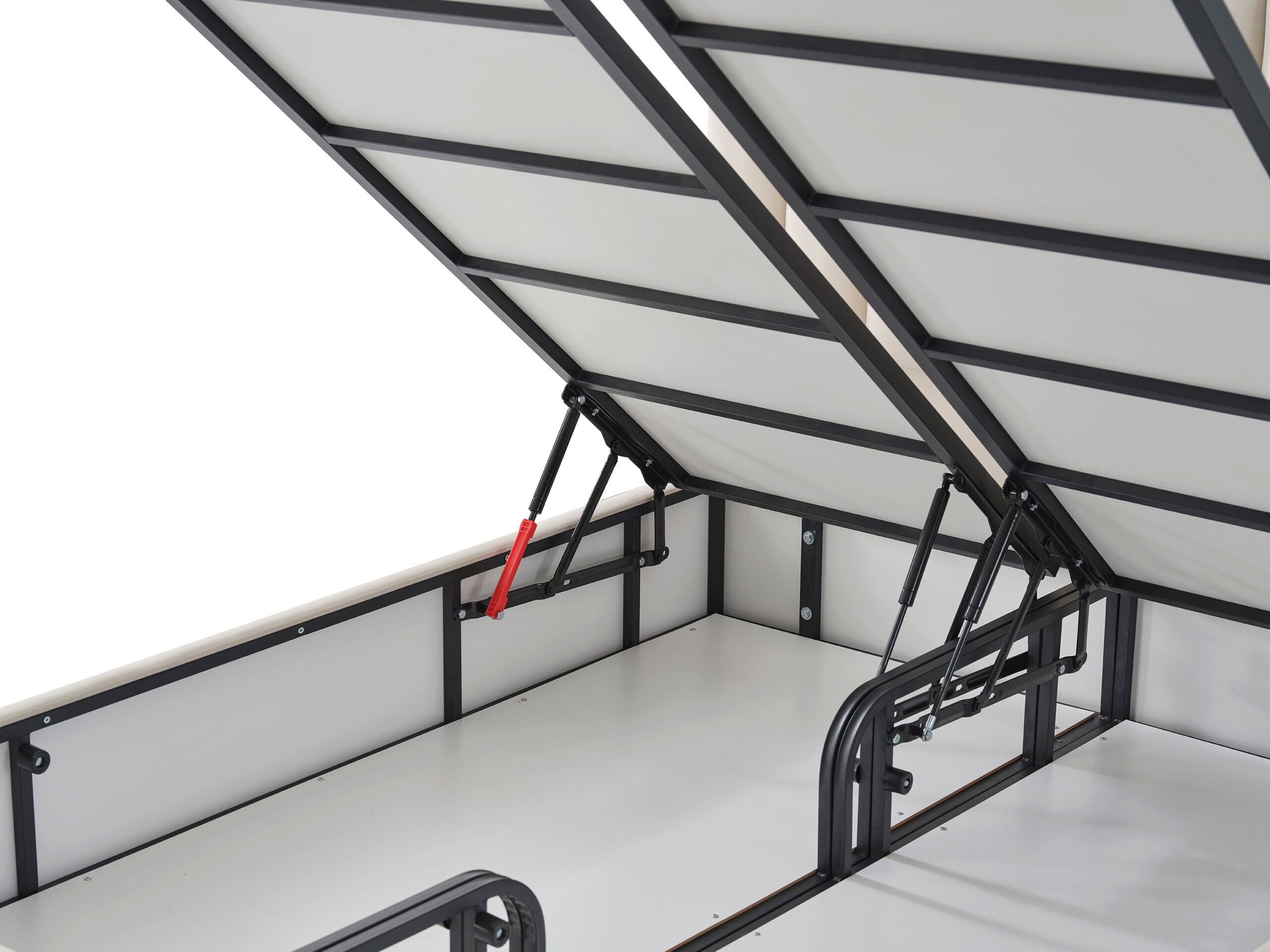 Тапицирано легло «Relax» + Матрак и табла - с място за съхранение, повдигащ механизъм, система за безшумно затваряне