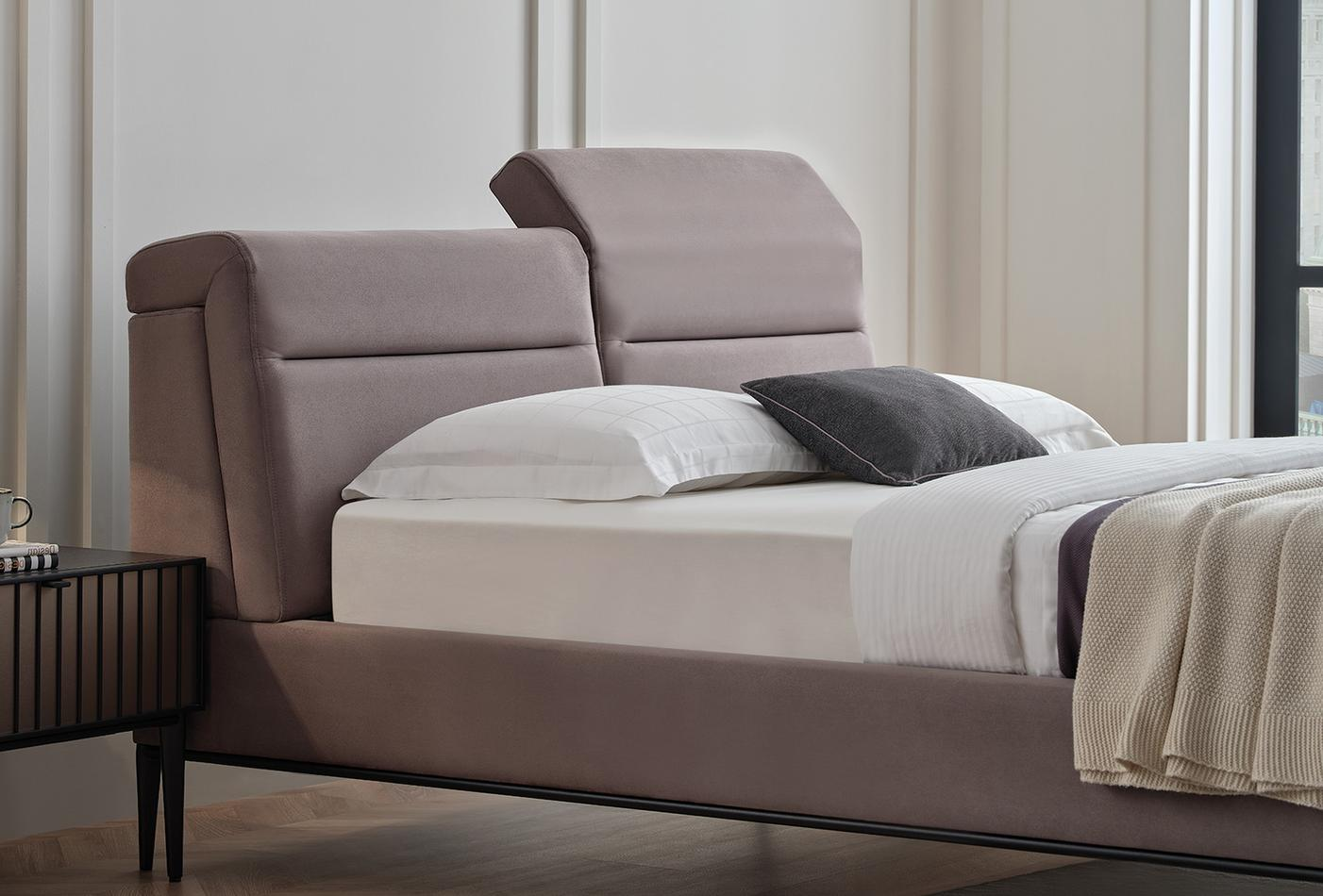 Тапицирано легло «Riga» + табла с механизъм за глава