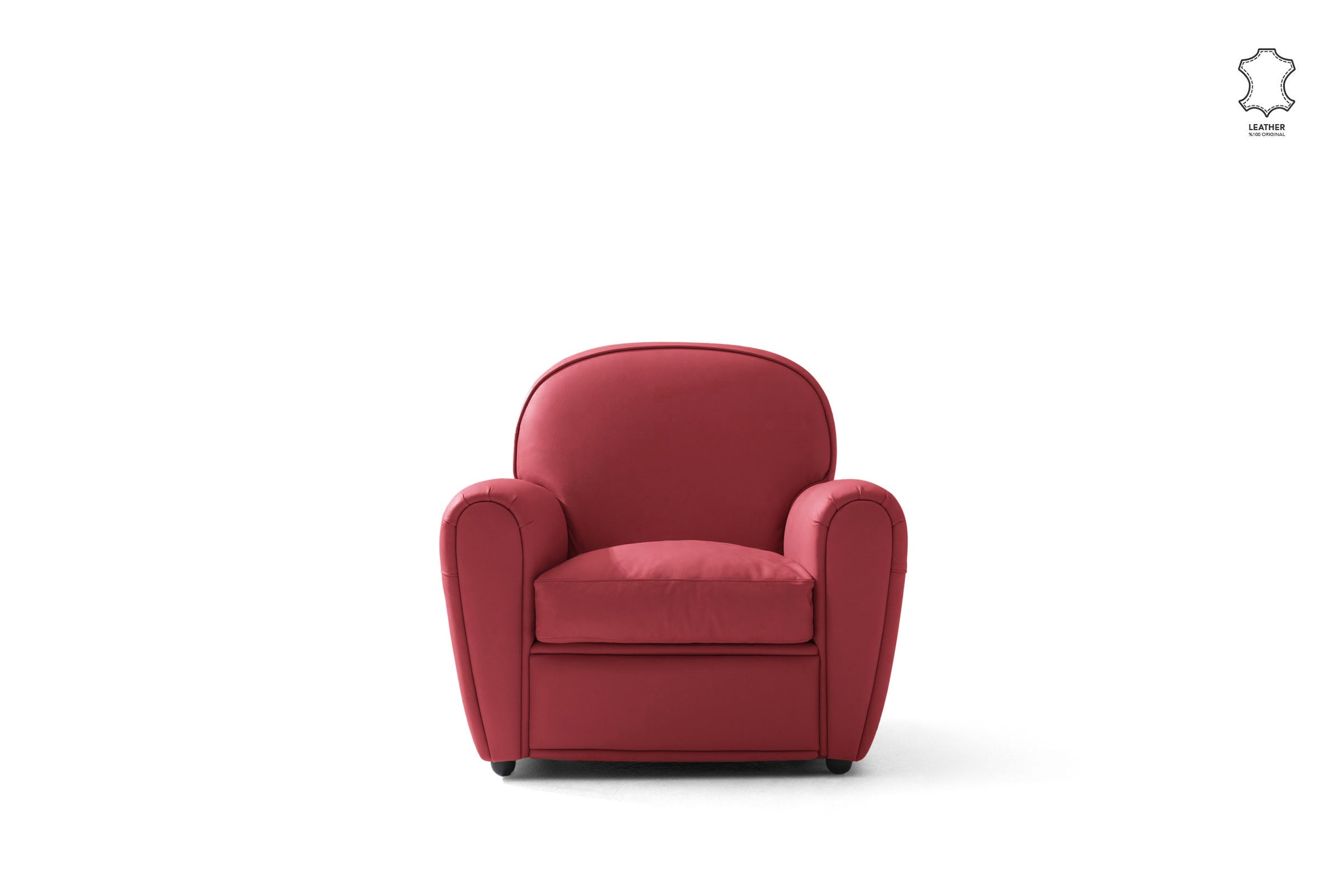 Кресло «Roma» с естествена кожа