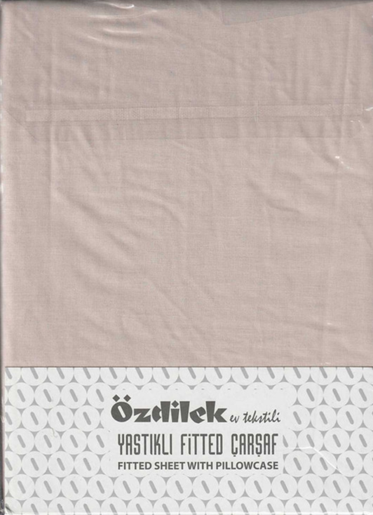 Чаршаф с ластик «Colourist» + калъфки, памук, размер 180х200см