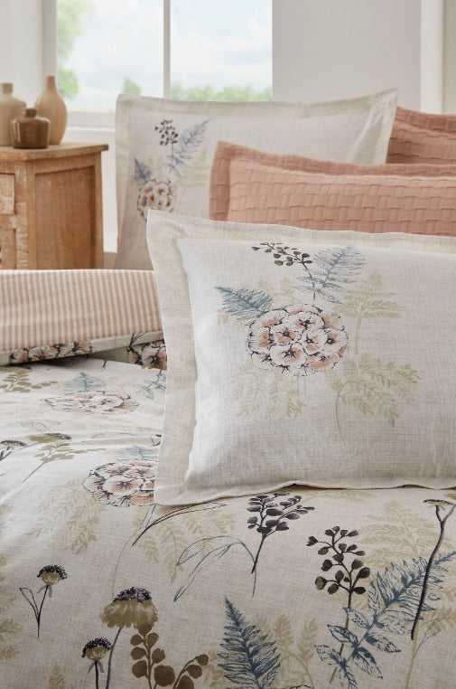 Двоен спален комплект «Phlox» с покривало, 7 части, памук
