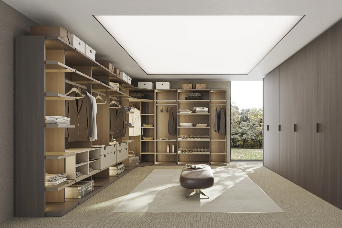 Открит модулен гардероб «Sigma» - 21 модула, с осветление