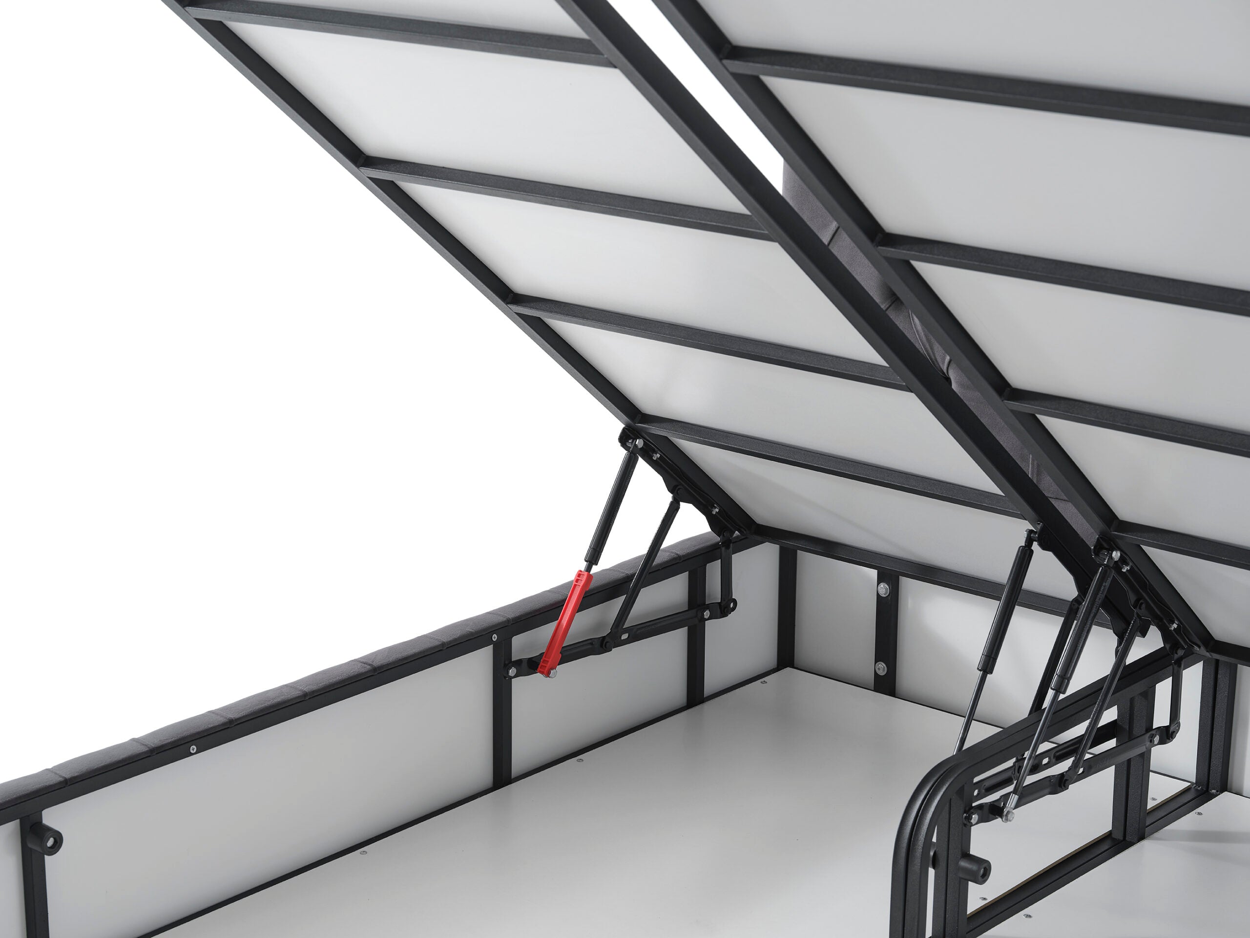 Тапицирано легло «Silver» + Матрак и табла - с място за съхранение, повдигащ механизъм, система за безшумно затваряне