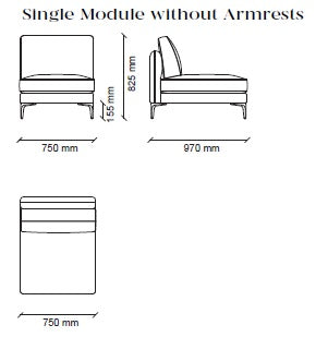 4 готови конфигурации на модулен диван «Parma» + конзола с масичка и USB зарядна станция