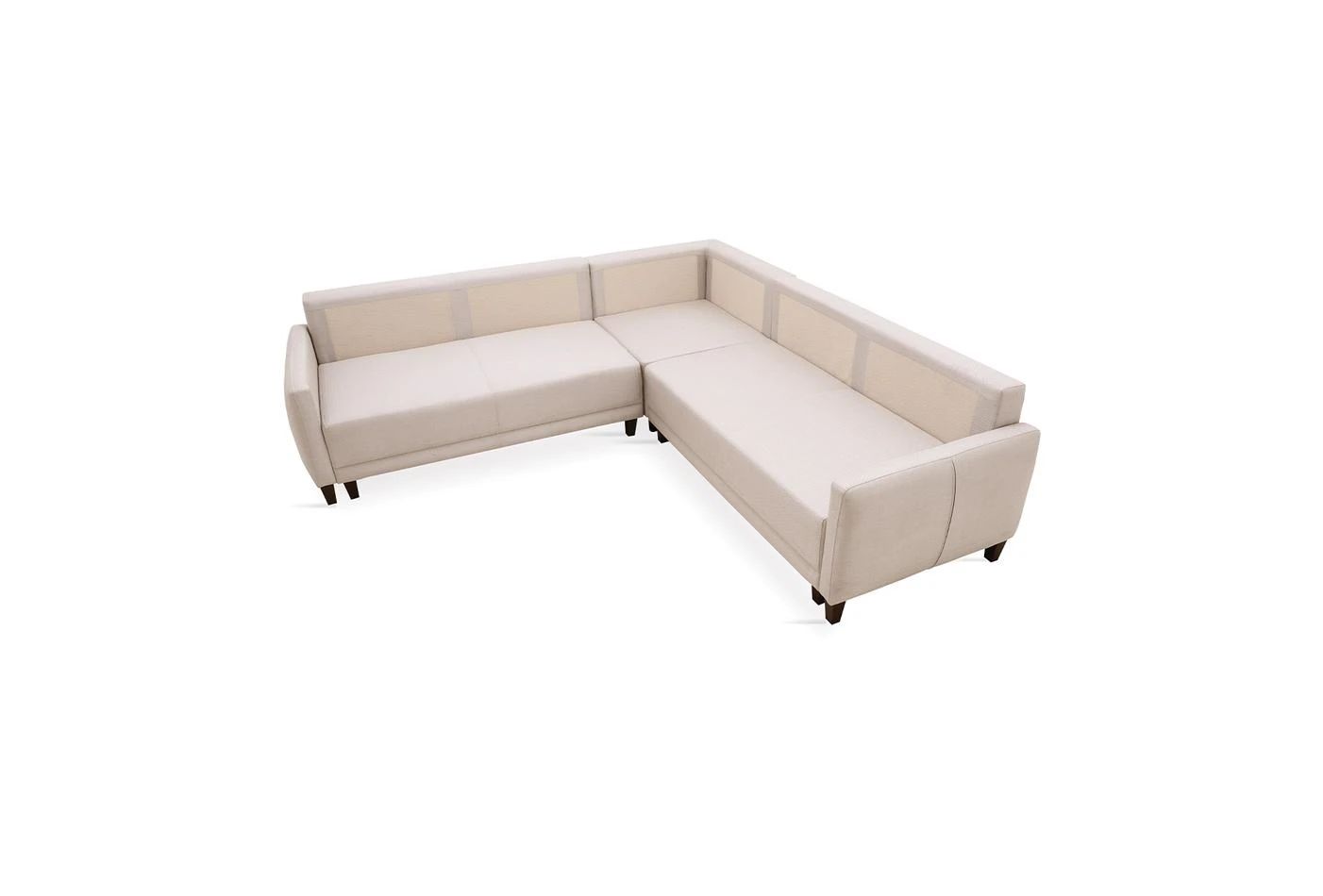 Ъглов разтегателен диван «Smart» + три декоративни възглавници, ширина 260см