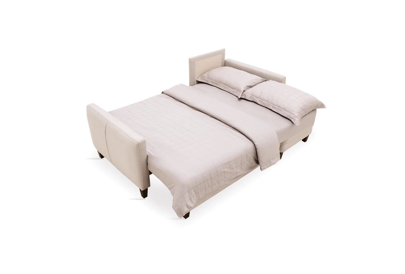 Ъглов разтегателен диван «Smart» + декоративнa възглавницa, ширина 216см