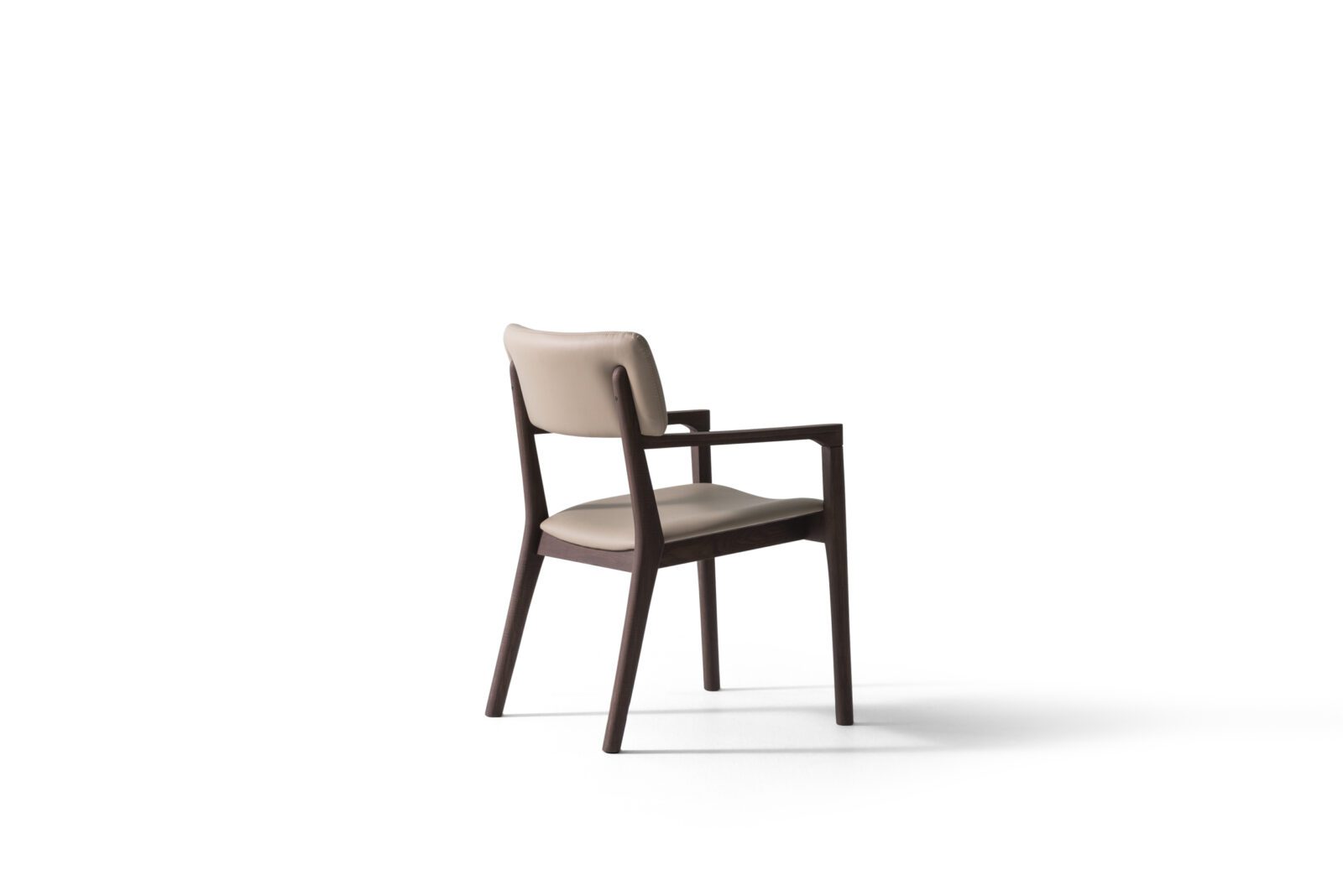 Трапезен стол «Soho Arm» с естествена кожа