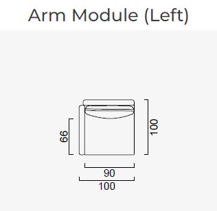 13 модула за модулен диван «Fox Amazon»
