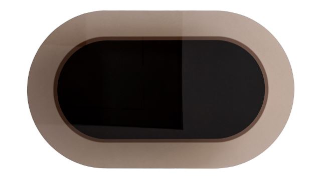 Холна маса «Pera» - стъклен плот, размер 160х26х95см