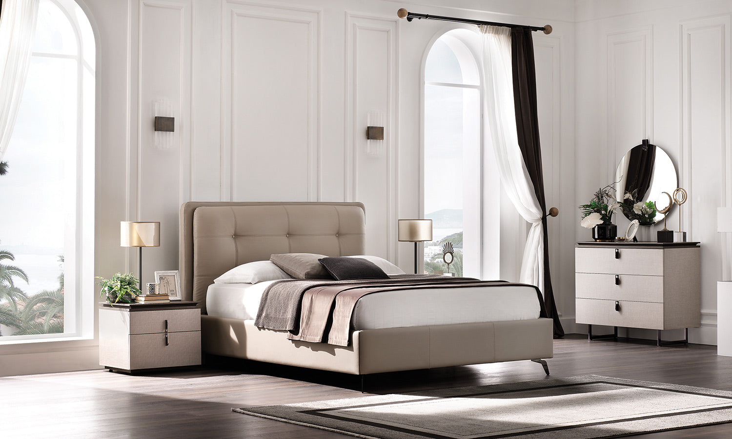 Тапицирано легло «Talin» с място за съхранение, повдигащ механизъм