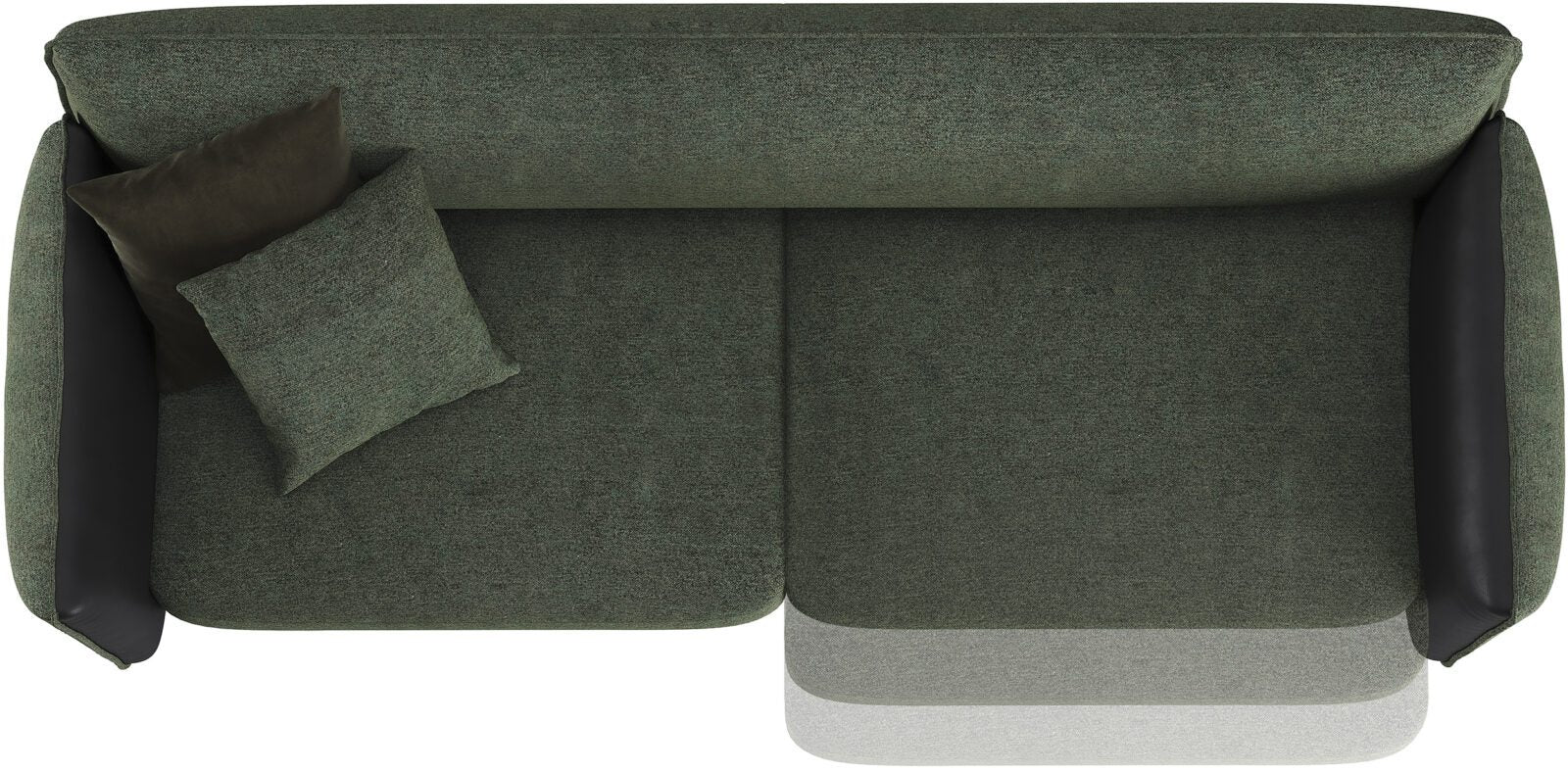 Триместен разтегателен диван «Tiffany» + 2 декоративни възглавници, ширина 220 или240см