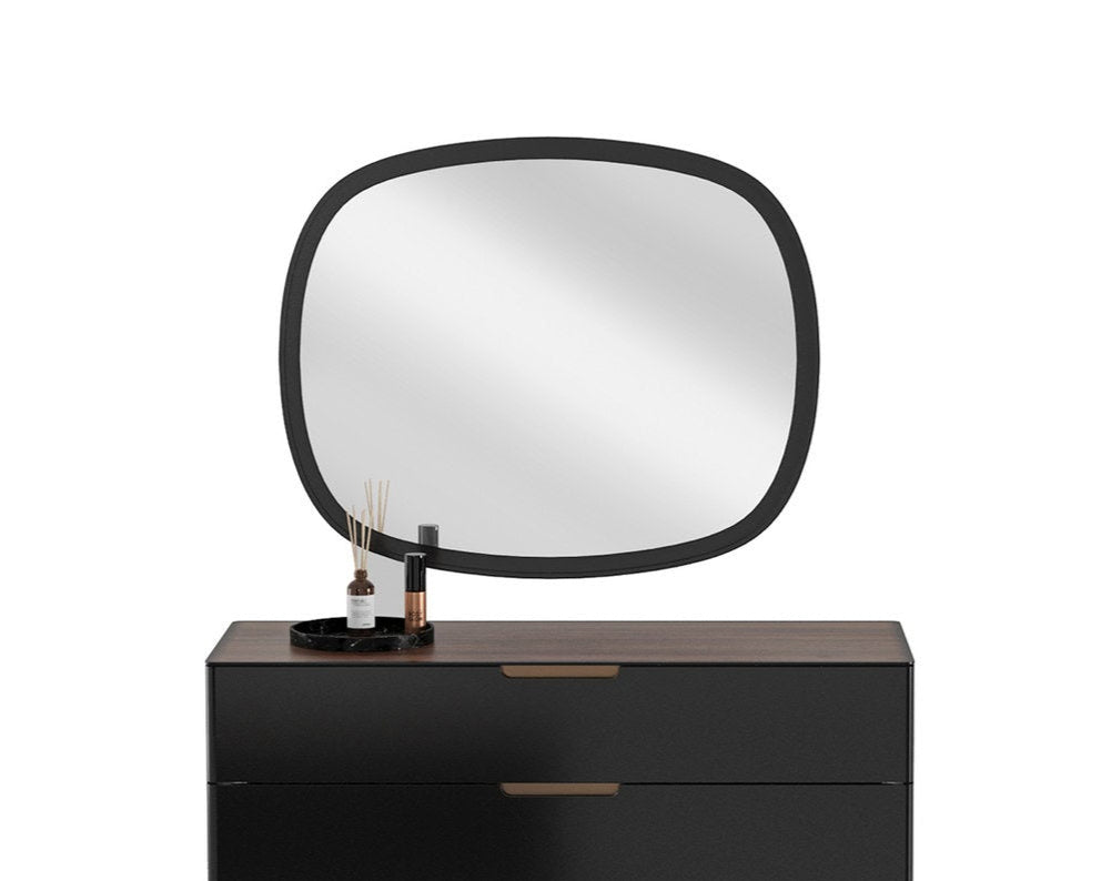 Огледало за скрин «Tulsa Black» с размер 97х80х3см