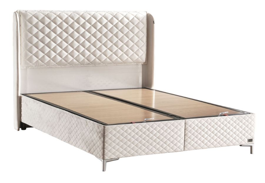 Тапицирано легло «Thermo Control» + Матрак и табла - с място за съхранение, матрак с технология за терморегулация