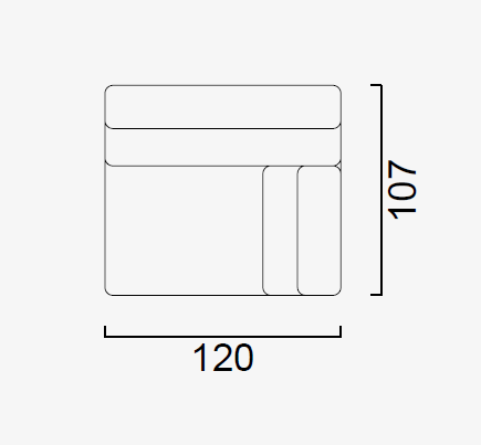 9 модула за модулен диван «Havana»