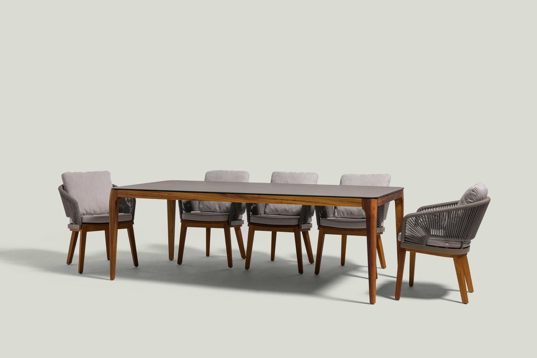 Градинска маса «Albina» с африкански тик