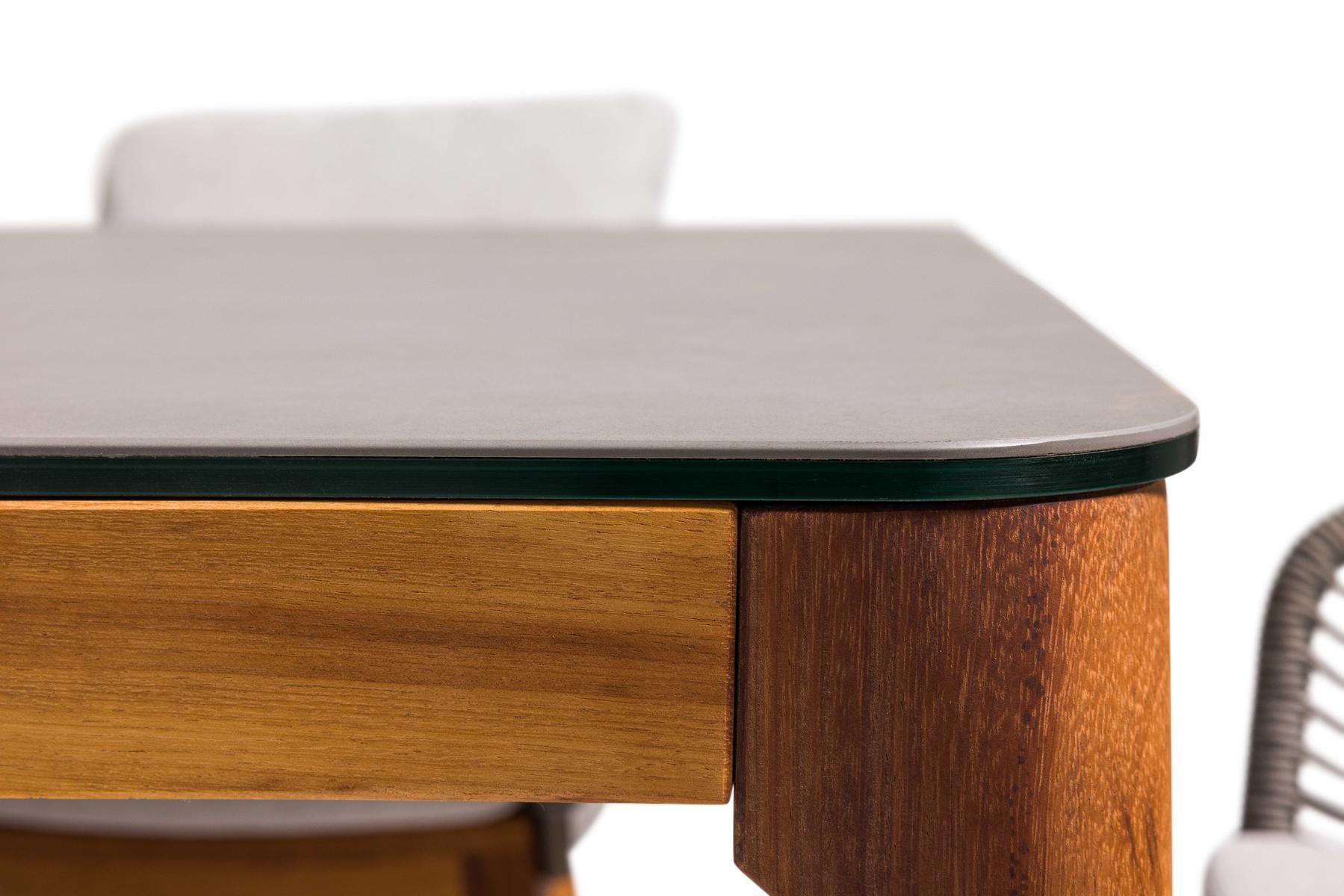 Градинска маса «Albina» с африкански тик