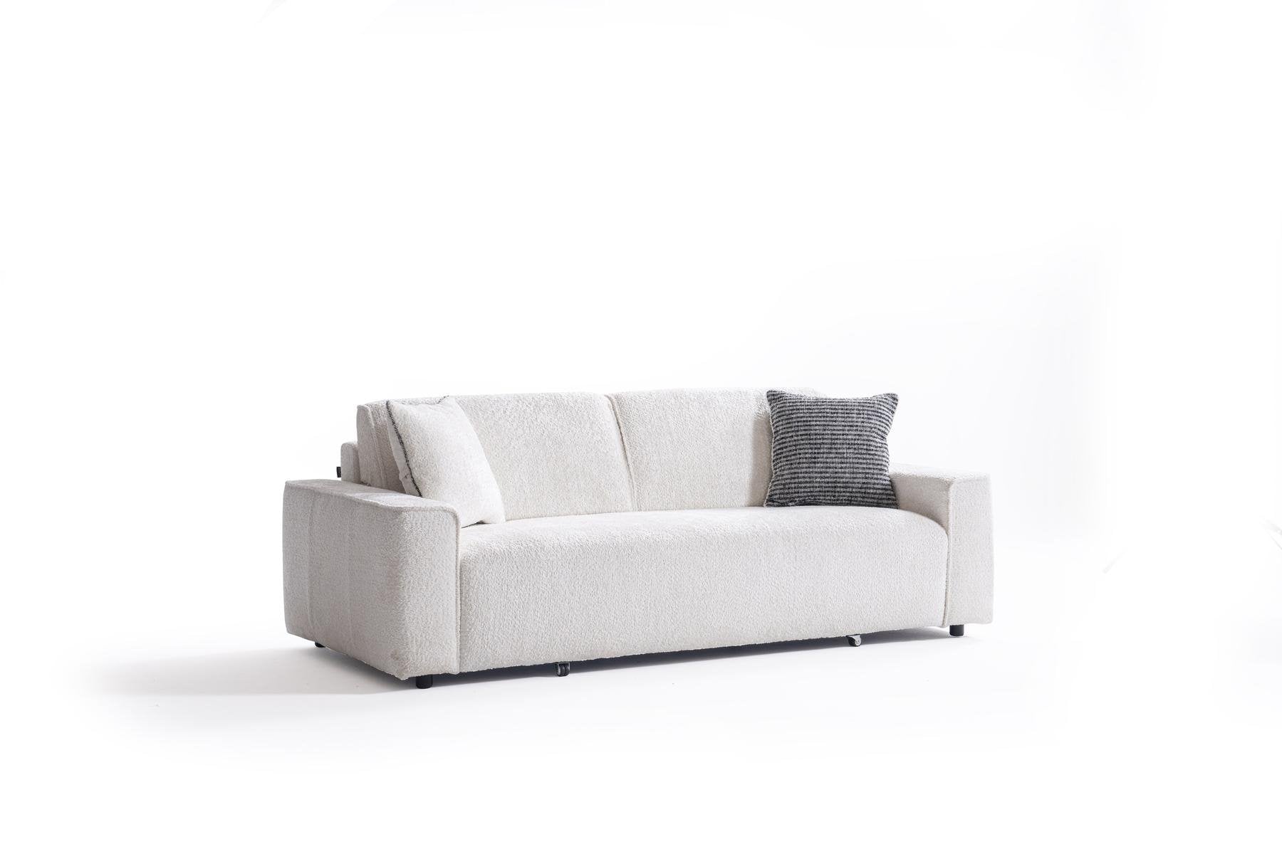 Триместен разтегателен диван «Bahar» + две декоративни възглавници, ширина 220см