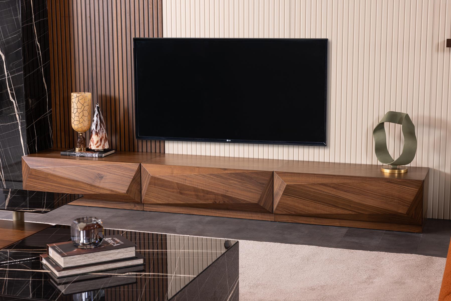 TV Wall Секция Carisma Walnut