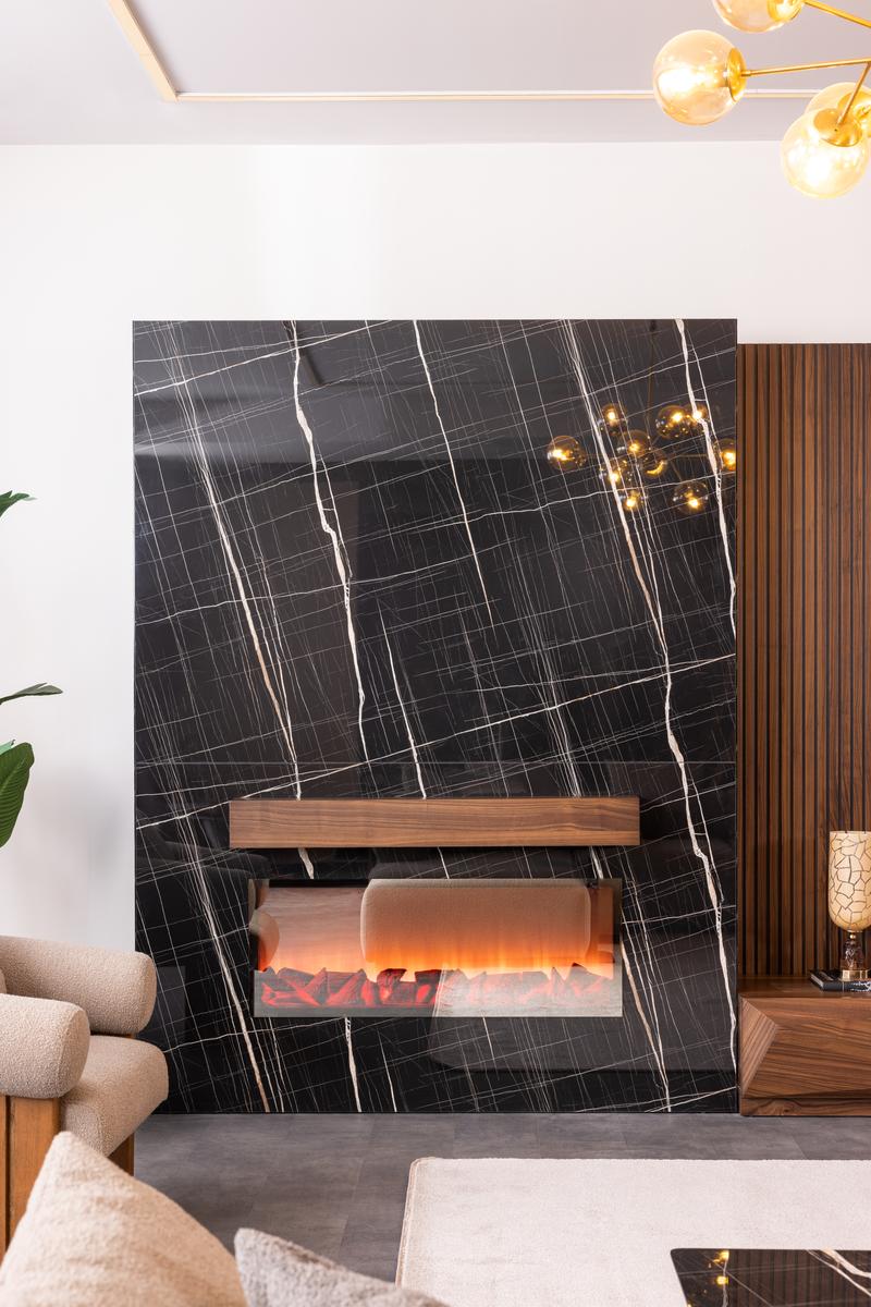 ТВ библиотека «Carisma Walnut» - 8 модула