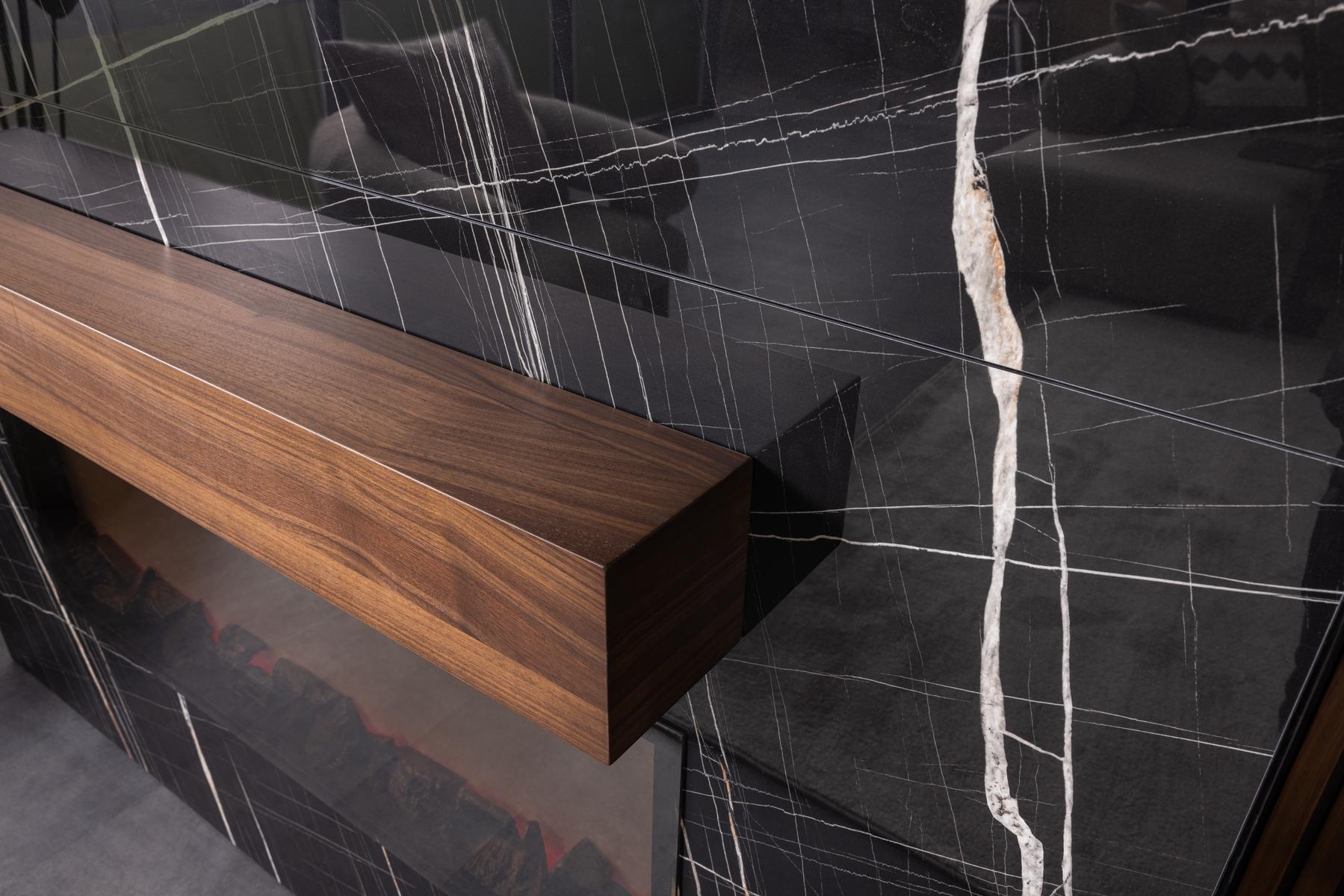 ТВ библиотека «Carisma Walnut» - 8 модула