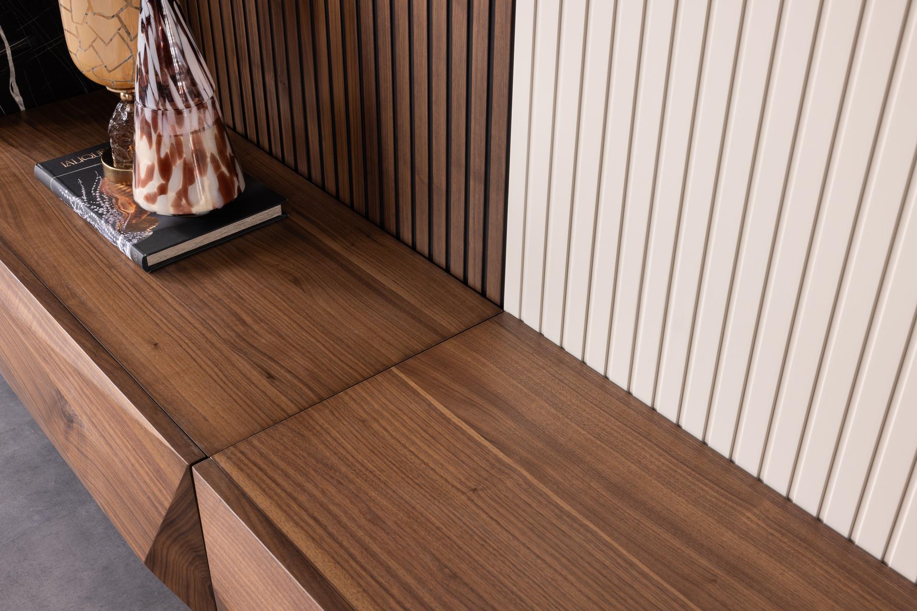 ТВ библиотека «Carisma Walnut» - 8 модула