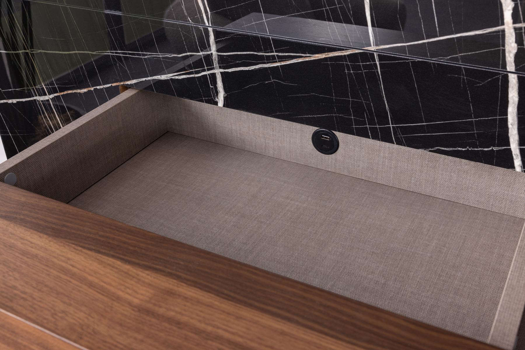 ТВ библиотека «Carisma Walnut» - 8 модула