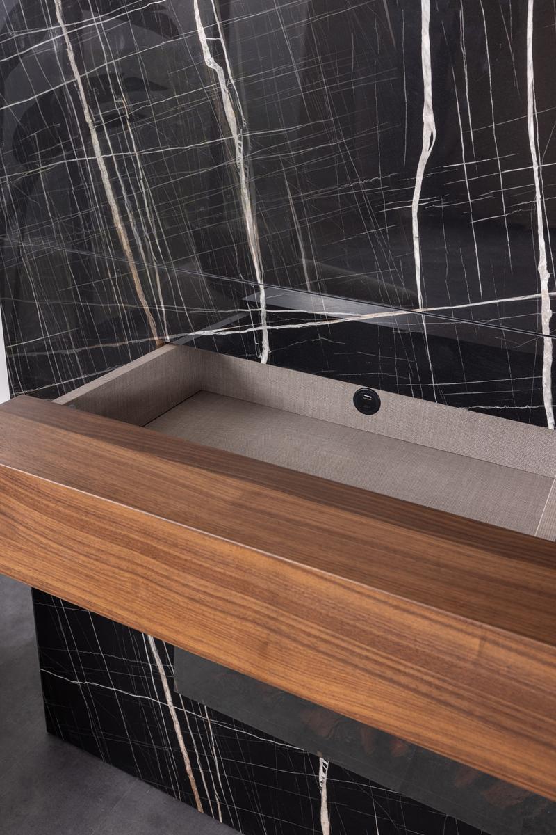 ТВ библиотека «Carisma Walnut» - 8 модула