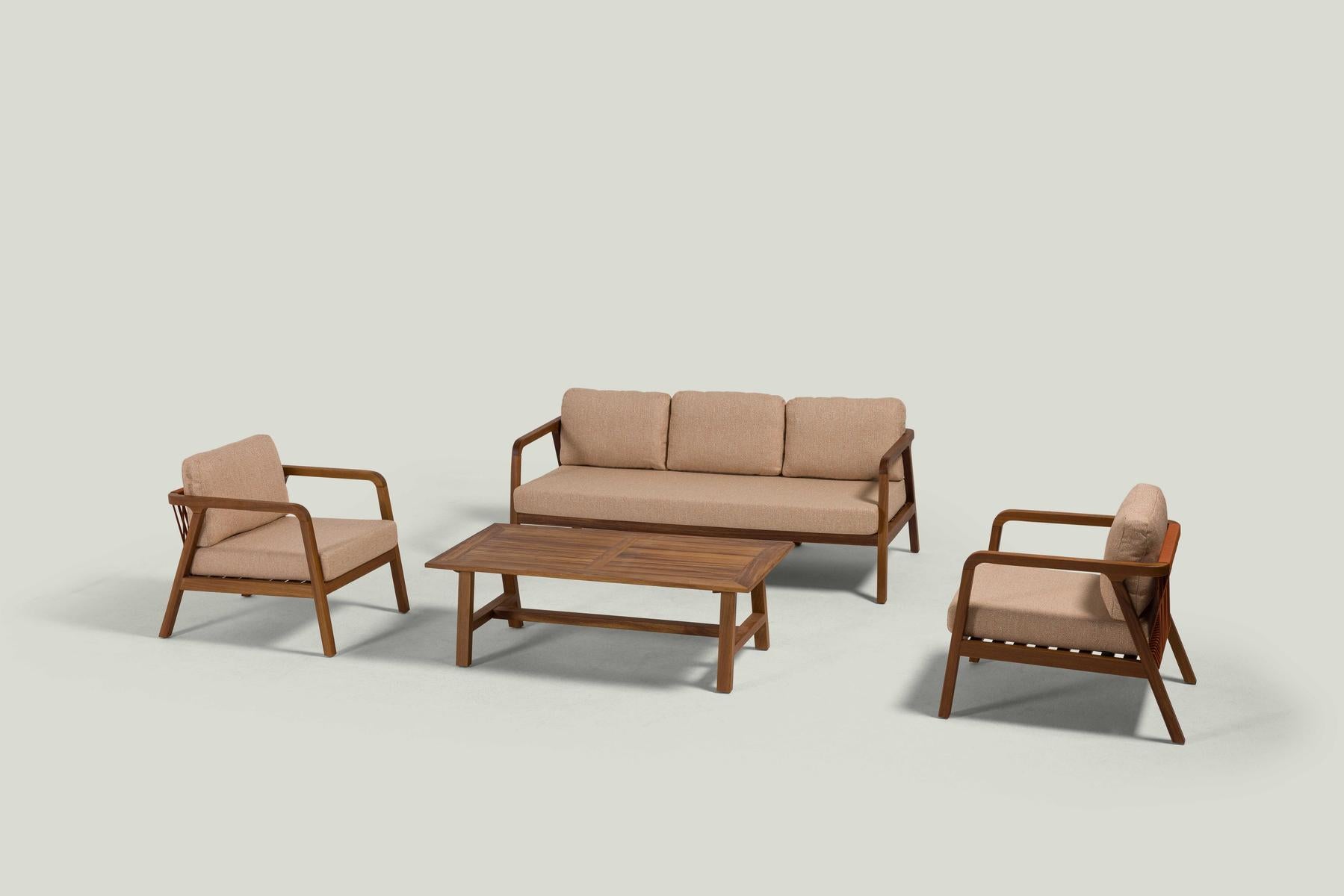 Градинско канапе «Idea» с африкански тик