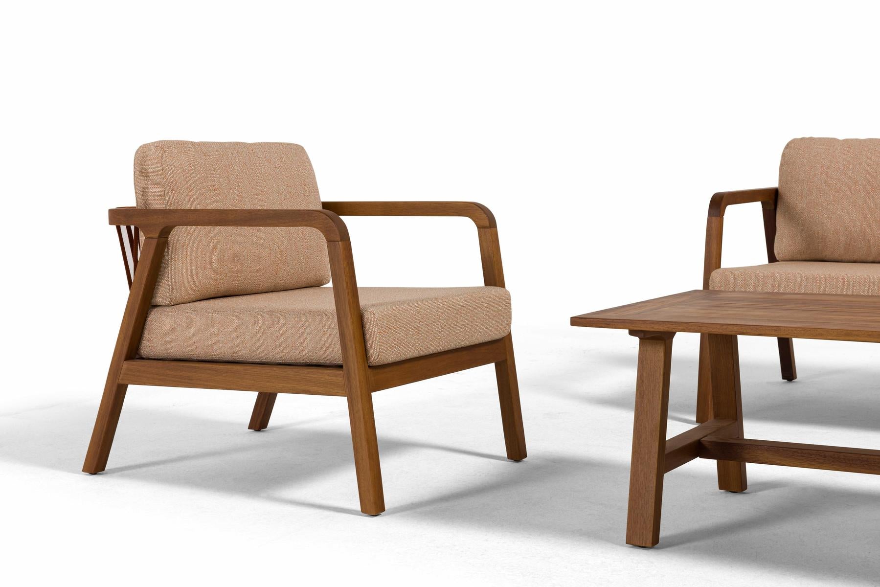 Градинско кресло «Idea» с африкански тик