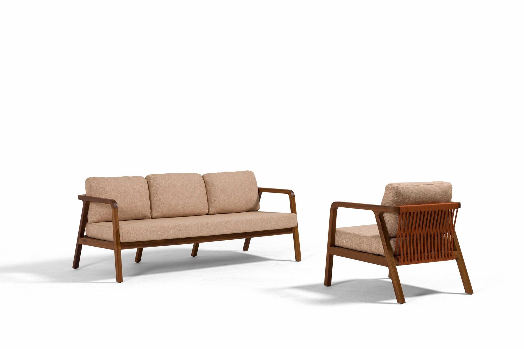 Градинско канапе «Idea» с африкански тик