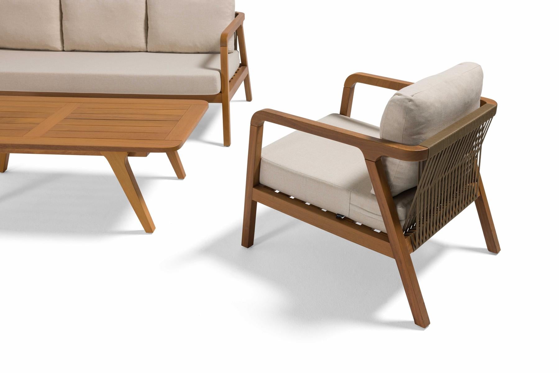 Градинско кресло «Idea» с африкански тик