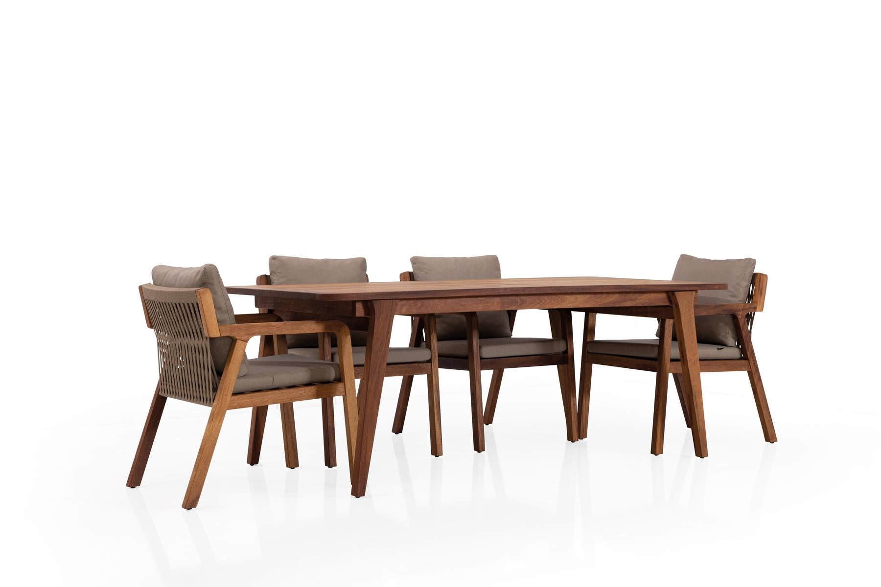 Градинска маса «Idea» с африкански тик