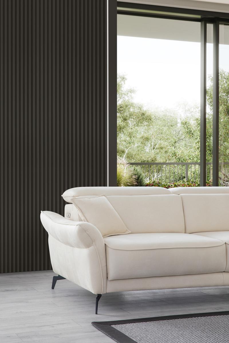 Ъглов разтегателен диван «Kristal Corner» + електрически механизъм, USB зарядна станция