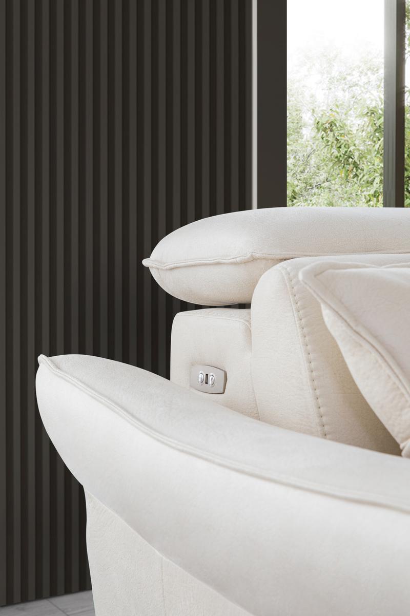 Ъглов разтегателен диван «Kristal Corner» + електрически механизъм, USB зарядна станция