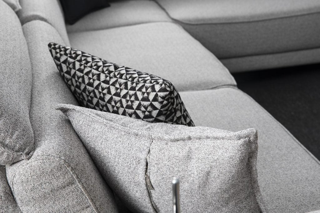 Ъглов разтегателен диван «Kristal Lounge» + електрически механизъм, USB зарядна станция