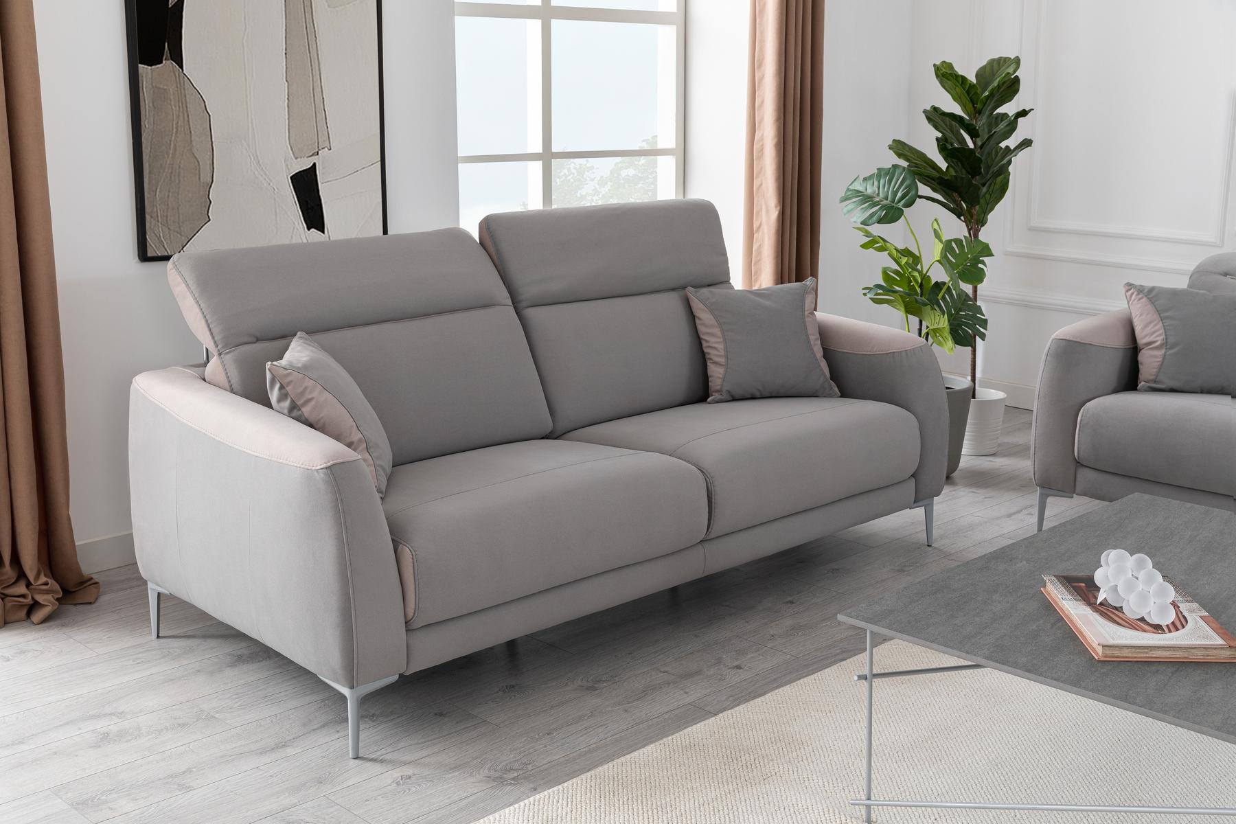 Триместен диван «Liman» + 2 декоративни възглавници, ширина 210см