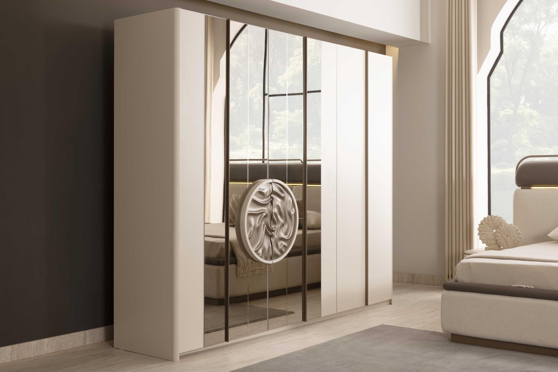 Шесткрилен гардероб «Loft» ширина 267см