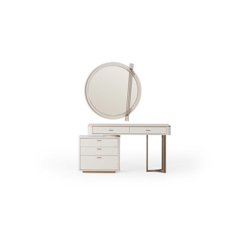 Тоалетка «Loft» с пет чекмеджета, размер 160x60x51