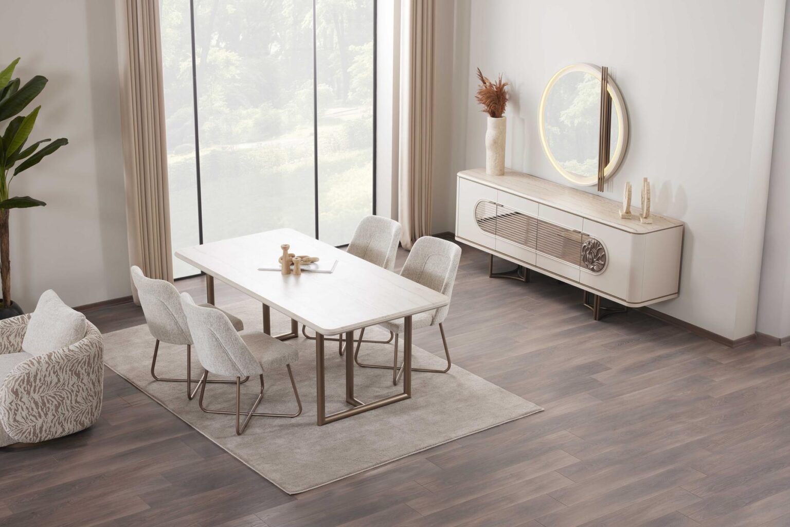 Трапезна маса «Loft» с размер 200х78х100см