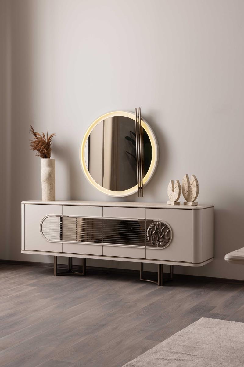 Бюфет «Loft» + огледало, размер 220х84х50см