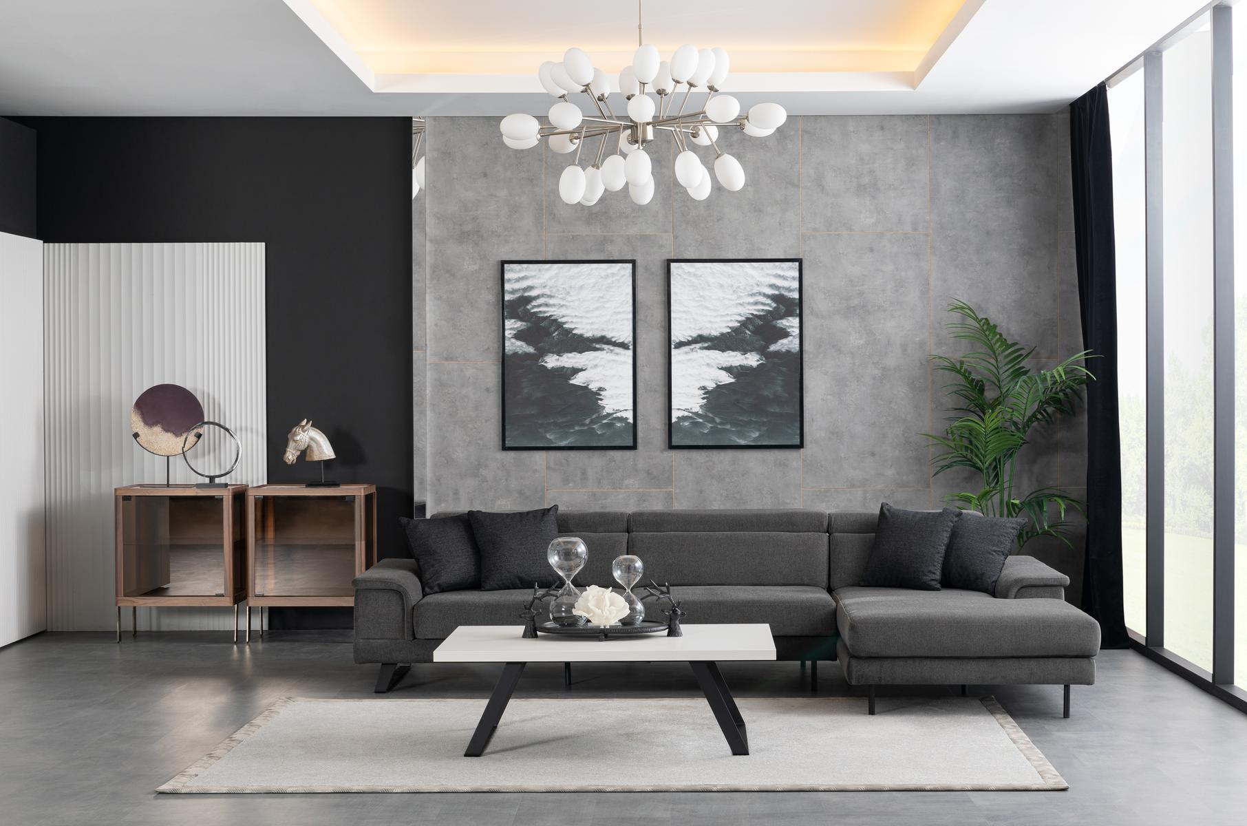 Модулен разтегателен диван «Palermo Corner» + електрически механизъм, 5 модула