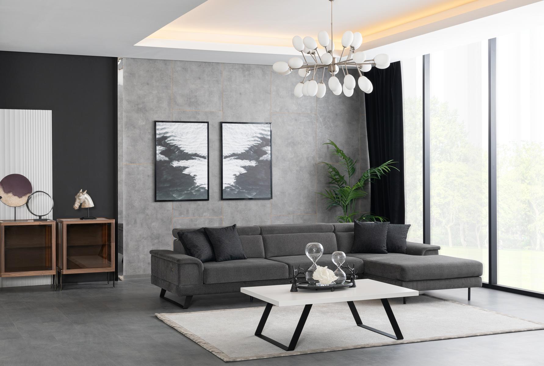 Модулен разтегателен диван «Palermo Corner» + електрически механизъм, 5 модула