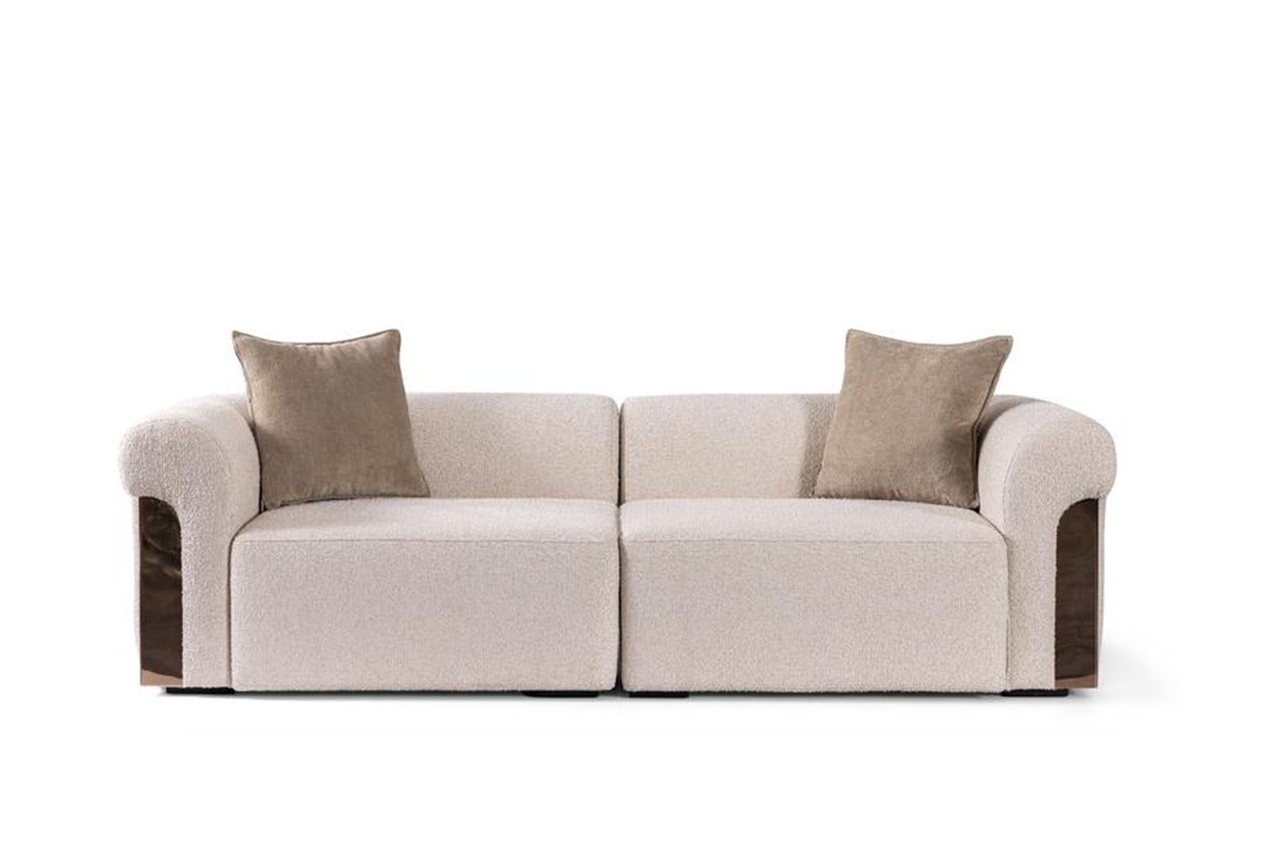 Четириместен диван «Panemera» + декоративни възглавници, ширина 280см