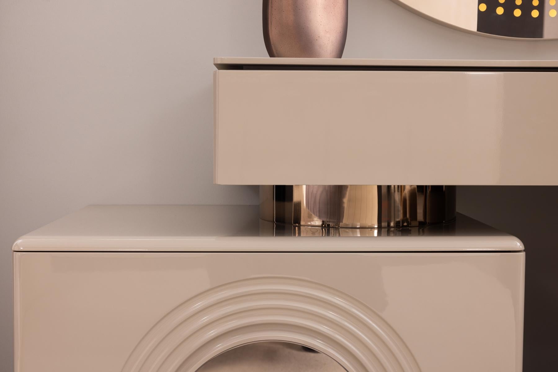 Тоалетка «Panemera» + скрин с три чекмеджета, размер 143х85х52см