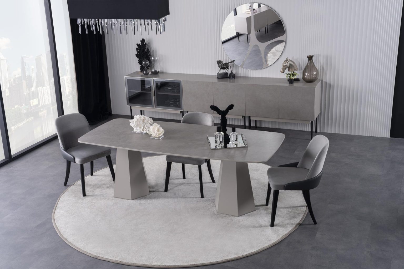 Модулен бюфет «Puzzle» с една или две врати, с чекмеджета