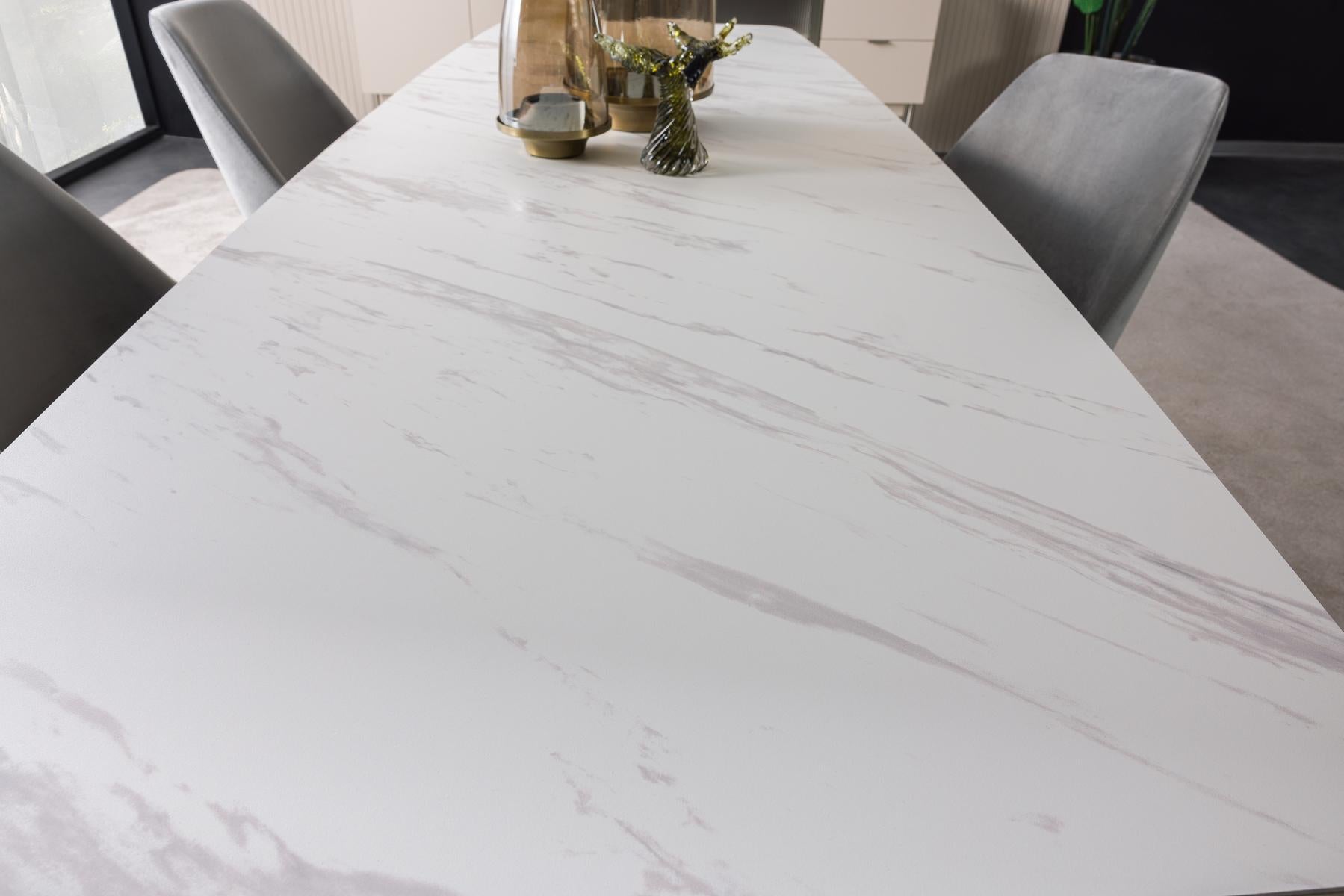 Трапезна маса «Puzzle Ellips Cylinder» + керамичен плот